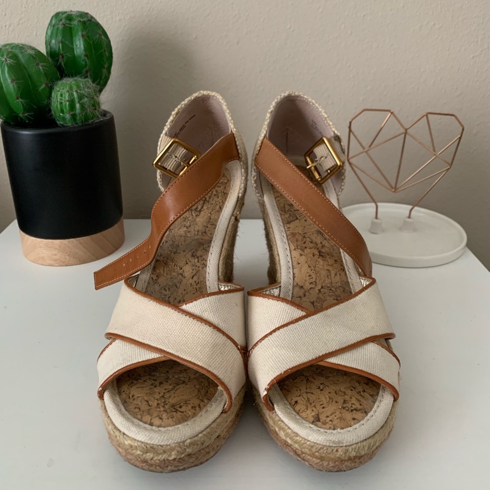 Nude Wedges from Loft - Size 6